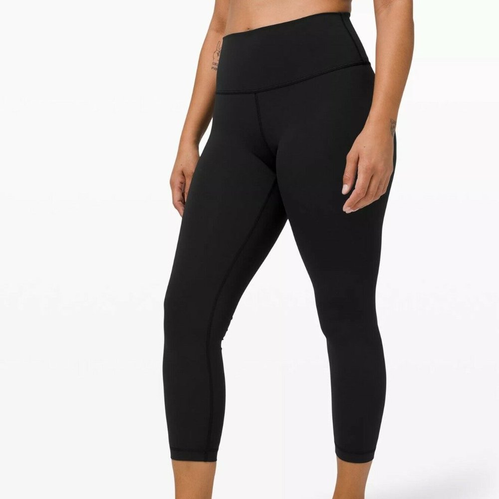 🍋 Lululemon Wunder Under High-Rise Tight 25" *Full-On Luxtreme Size 10 Black